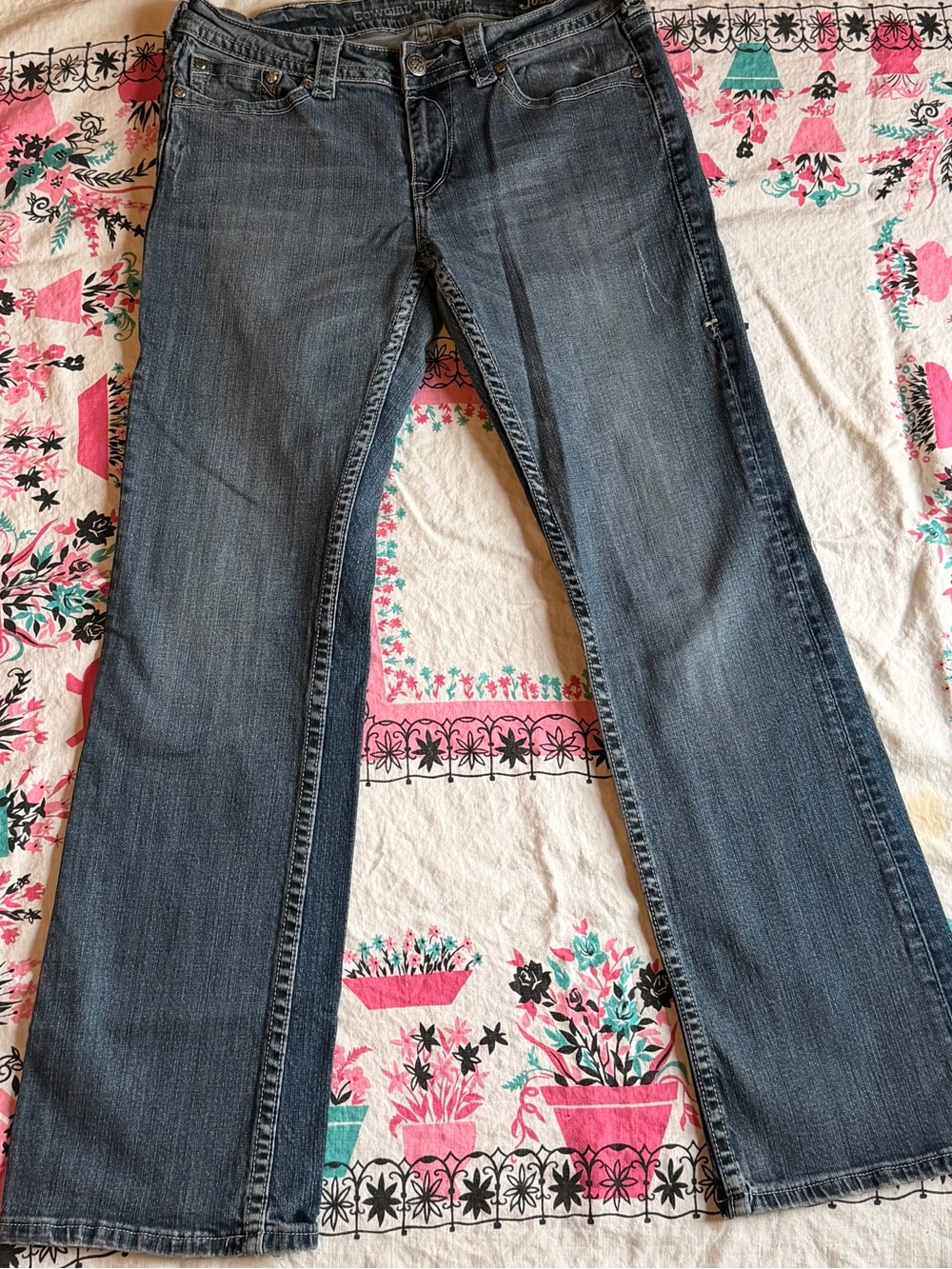 Cowgirl Tuff Jozzy Blue Flare Jeans